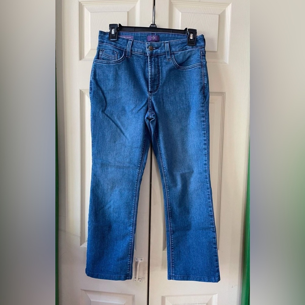 Blue Straight Leg Jeans